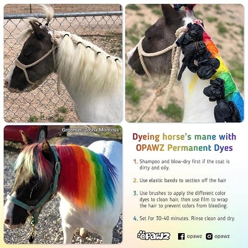 OPAWZ Permanent Dog Hair Dye, Pet Hair Dye Safely Used by Grooming Salons for a Decade, Pet Safe Dye Lasts Over 20 Washes, Bright Color for Dogs and Horses (Chic Violet) thumbnail 4