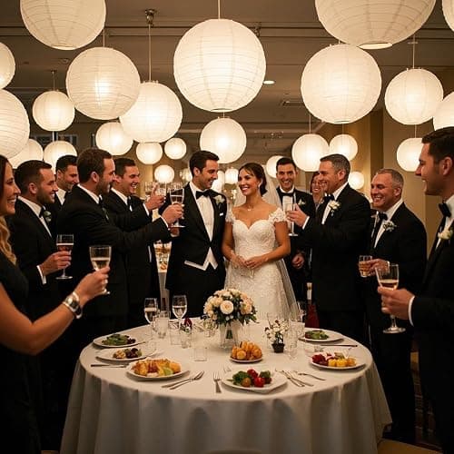 LIHAO 10’’ White Paper Lanterns with Lights, Chinese Lanterns Decorative for Party Decorations Wedding Anniversary Birthday Indoor Outdoor Home thumbnail 5