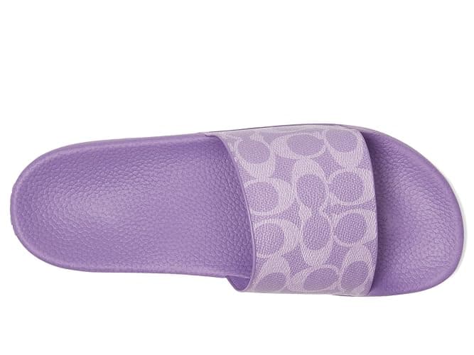 Coach Women's Udele Sport Slide Flat Sandal - 5 - Iris thumbnail 2