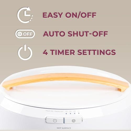 Zadro Large Hot Towel Warmer Bucket Timer Electric Towel Warmer for Bathroom Auto-Shut Off Heated Towel Warmer Spa (Large | 20L | 12" Dia. x 21" Tall, Gray/Black) thumbnail 9