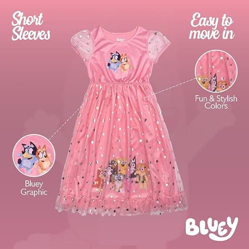 Bluey girls Fantasy Gown Nightgown thumbnail 3