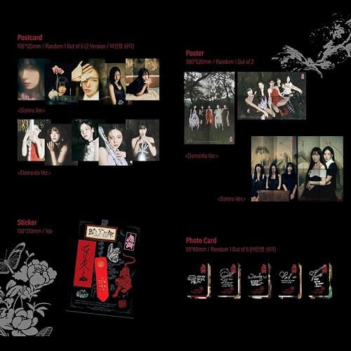 RED VELVET - 3rd Album [Chill Kill] (Photobook Ver. - Elements Ver.) Booklet + CD-R + Sticker + Postcard + Folded Poster + Photo Card + 2 Pin Badges + 4 Extra Photocards thumbnail 3