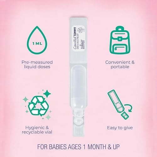 Boiron Camilia Tummy for Colic, Painful Gas, Bloating, & Fussiness- Sterile and Non-Drowsy Liquid Doses - 30 Count (Packaging May Vary) thumbnail 3