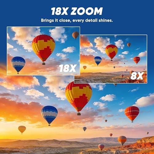 ORDRO 5K Digital Cameras for Photography -Auto Focus 80MP Video Cameras for YouTube, 18X Zoom Travel Camera with 180° Flip Screen, 2 Batteries, Lens Hood & 32GB Card thumbnail 6