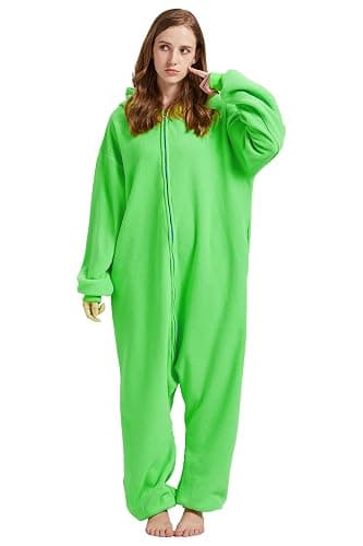 NAMHTOM Adult Astronaut Onesie Costume Pajamas Cartoon Onesie Halloween Sleepwear Zipper Jumpsuit thumbnail 3