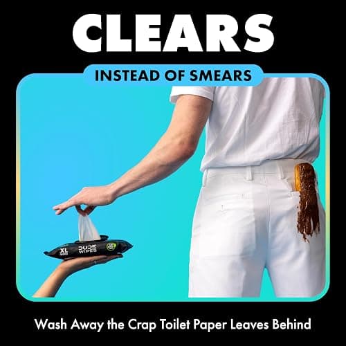 DUDE Wipes Flushable Wipes Variety sTOOL Kit Gift Set for Him - 9 Packs, 432 Total - Mint Chill, Shea Butter & Unscented - Sewer & Septic Safe thumbnail 2