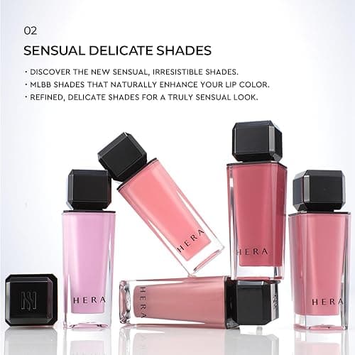 HERA FELIX Picked Sensual Nude Lip Gloss #325 SUNKISSED | Volumizing Sheer & Glossy Finish, Non-sticky, Moisturizing and Hydrating, Korean Makeup, 0.17 oz. (5g) thumbnail 5