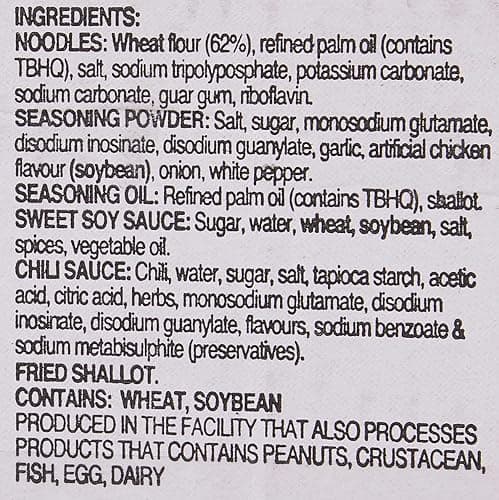 Indomie Mi Goreng Instant Stir Fry Noodles, Halal Certified, Original Flavor (Pack of 30) thumbnail 3