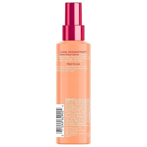 L'Oreal Paris Elvive Dream Lengths Heat Slayer Pre-Iron Spray Leave-In, 4.4 Ounce - sweet, floral, fruity - 4.4 Fl Oz (Pack of 1) thumbnail 8