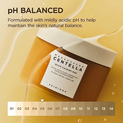 SKIN1004 Centella Quick Calming Pad, 70 Pads, Korean Face Toner Pad with Madagascar Centella Asiatica & Hyaluronic Acid, Hydrating & Soothing Facial Toner Pads for Gentle Exfoliation, Korean Skin Care thumbnail 5