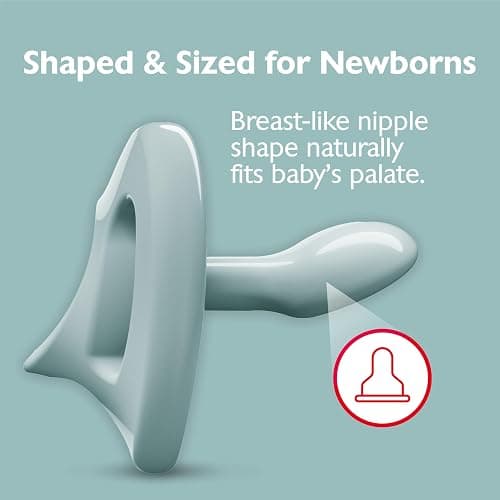 NUK Timeless Comfy Pacifier | 100% Silicone, One-Piece Design | BPA-Free, Gentle on Baby’s Skin | 5-Pack, for 0-6M thumbnail 9