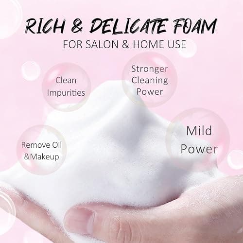 EMEDA Lash Shampoo Kit 2.02 fl oz Lash Cleaning Kit with Rechargeable Fan Dryer/Brush/Rinse Bottle, Oil-free Cleanser Wash for Extensions & Clusters & Natural Eyelashes, Cleaner for Eyelash Care thumbnail 4
