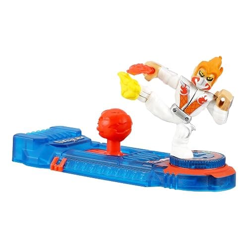 Legends of Akedo Powerstorm Official Rules Starter Pack Legendary Kick Attack 3 Mini Battling Action Figures with Training Practice Piece and Exclusive Joystick Controller thumbnail 3