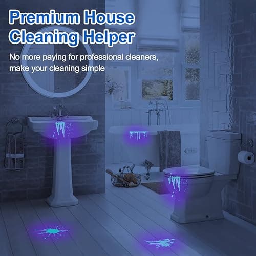 Vansky Black Light UV Flashlight Blacklight 12 LED Urine Detector for Dog/Cat/Pet Urine & Dry Stains and Bed Bug On Carpets/Rugs/Floor,Matching with Pet Odor Eliminator - 1 Pack thumbnail 5