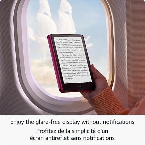 Amazon Kindle Paperwhite 16 GB (newest model) – Our fastest Kindle ever, with new 7" glare-free display, and weeks of battery life – Black thumbnail 4