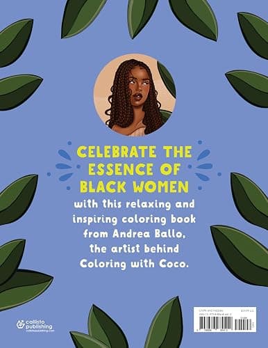 Coloring with Coco: Rest and Reflect: Relaxing Bold and Easy Coloring Book for Adults and Teens thumbnail 2