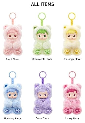 Pop Mart Labubu HACIPUPU Gummy Bear Series Vinyl Plush Pendant Single Blind Box thumbnail 2