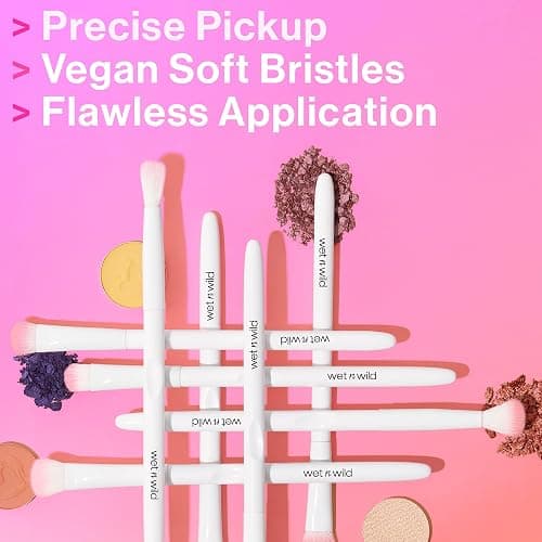 wet n wild Eyeshadow Brush, Precision Blending Application, Soft Synthetic Fibers, Ergonomic Handle for Comfortable Precision Control thumbnail 4
