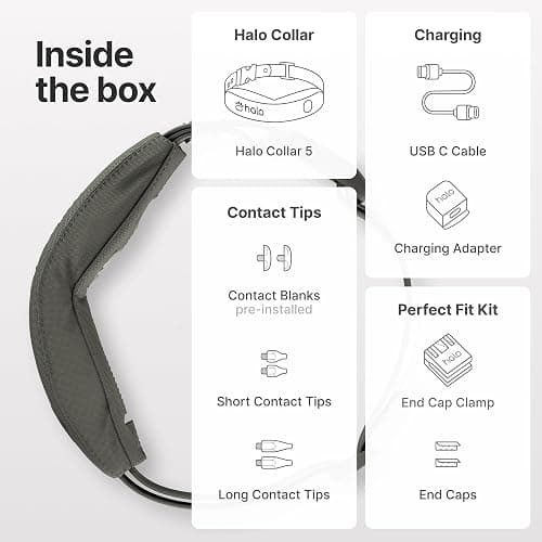 Halo Collar 5, New Wireless Dog Fence & GPS Dog Collar, Subscription Required, Waterproof, Blaze, One Size thumbnail 7