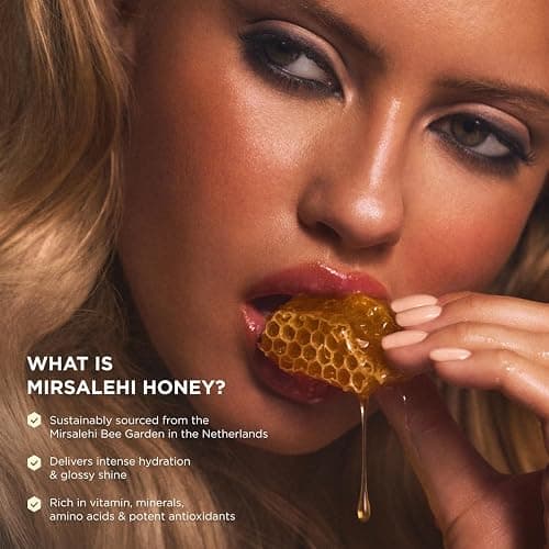Gisou Honey Infused Hair Oil Mini - Hydrating & Frizz Control Treatment with Mirsalehi Honey, Adds Shine & Heat Protectant for All Hair Types, 0.7 Fl Oz thumbnail 6