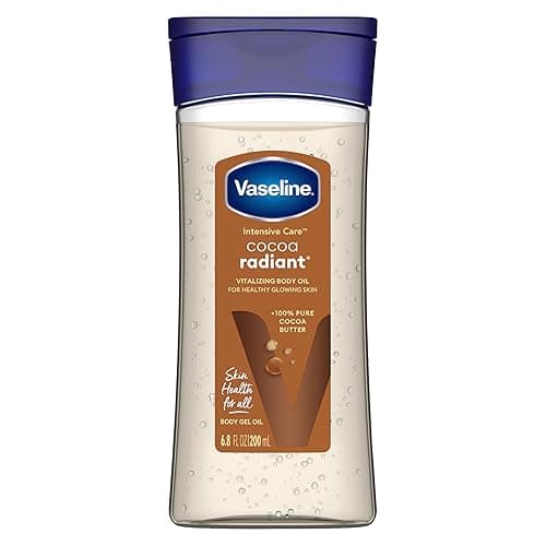 Vaseline Intensive Care Body Gel Oil, Cocoa Radiant, 6.8 oz - Fragranced - 6.8 Fl Oz (Pack of 1)