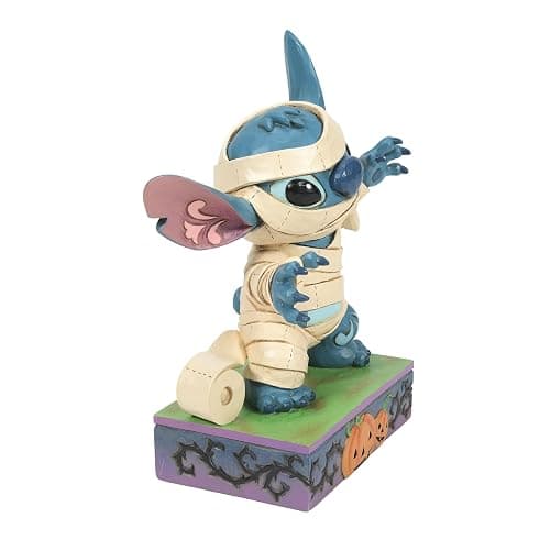 Enesco Disney Traditions Collection by Jim Shore Halloween Lilo and Stitch Mummy Costume Figurine- Stone Resin Hand Painted Crafted Collectible Disney Halloween Stitch Figurines Home Decor, 6.25 Inch thumbnail 6