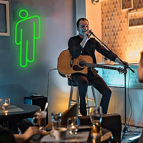 Music Singer Neon Signs，LED Neon Light Up Sign for Wall Art Decor，Gifts for Teen Boys、Teenage Girls、Song Fans thumbnail 6