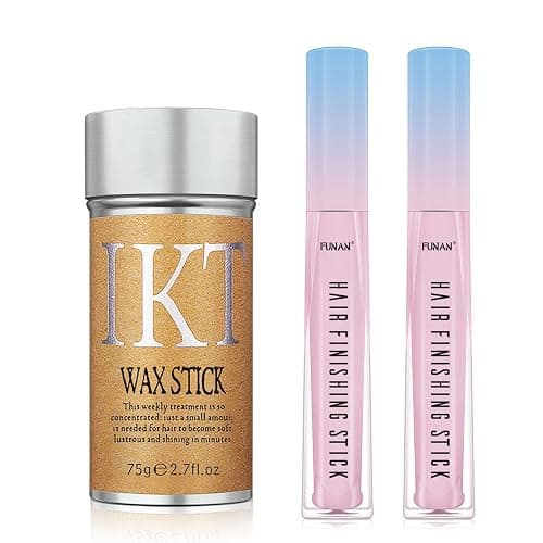 PasaRose Hair Wax Stick Set (3 Pcs) - Edge Control, Styling Stick for Baby Hair and Wigs, Frizz-Fixing for Slick Finish - Image 1