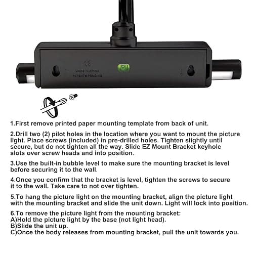 BIGLIGHT Wireless Battery Operated LED Picture Light with Remote, Rotatable Light Heads of 3 Lighting Modes, Dimmable Display Lamp with Timer for Painting Photo Portrait Art, 8.8", Black thumbnail 7