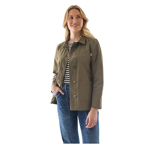 Martha Stewart Women's Garden Chore Jacket, Lightweight Utility Coat, Casual Outerwear, Long Sleeve - Image 1