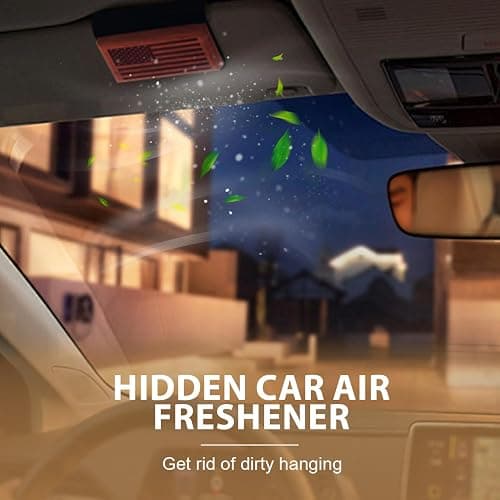 Car Air Freshener for Men & Women – 90+ Days Long Lasting – Wood Car Freshener with Amber Vanilla Scent –Includes 2x 8ML Refills & Magnetic Clip – 0.54 FL OZ, Made in USA thumbnail 9