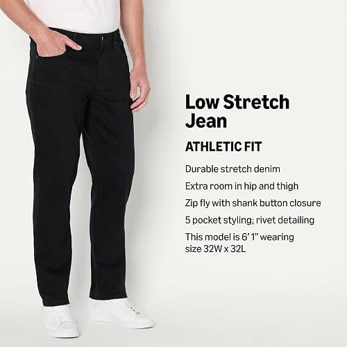 Amazon Essentials Men's Low Stretch Athletic Fit Jeans thumbnail 4