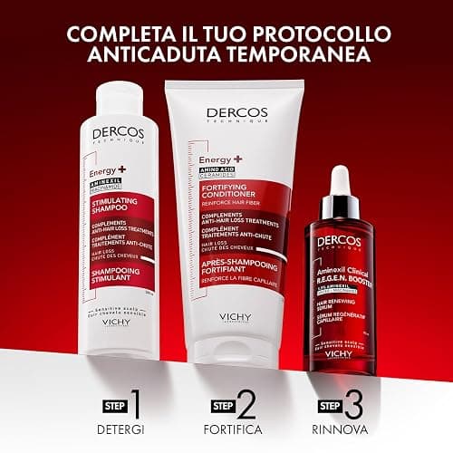 Vichy Dercos Aminexil Clinical R.E.G.E.N. Booster, Siero Rinnovatore Capillare, Per Tutti i Tipi di Cuoio Capelluto, Caduta Temporanea Ridotta, Crescita dei Capelli Esistenti Stimolata, 90 ml thumbnail 11