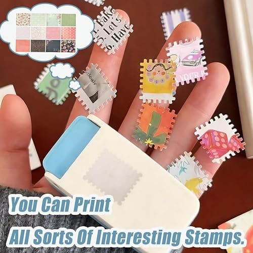 1X0.8inch Rectangular Postage Stamp Puncher,Rectangle Lever Action Stamp Punch,Stamp Punch for Paper Crafting Scrapbooking, DIY Card Making Arts Crafts Supplies thumbnail 4