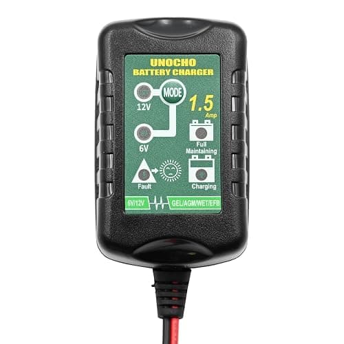 6V 12V Battery Charger 1.5A Automatic Battery maintainer trickle Battery Charger Smart Float Charger for auto car Motorcycle Lawn Mower Boat Motorcycle Snowmobile thumbnail 9