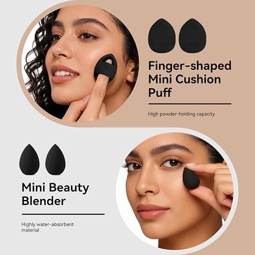 MAGEFY Makeup Brushes 22-in-12 Professional Makeup Brush Set Double-End Make Up Brushes for Powder Concealers Eye Shadows Blush with Gift Box thumbnail 6