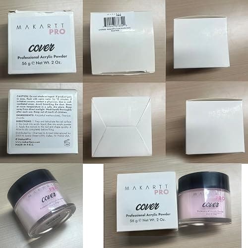 MakartPro Cover Acrylic Powder, Rose Petal, Nail Extensions, 56g/2oz | Durable, Long-Lasting, Easy-Apply Formula for Nail Extensions, Overlays, Sculpting & Nail Art thumbnail 9