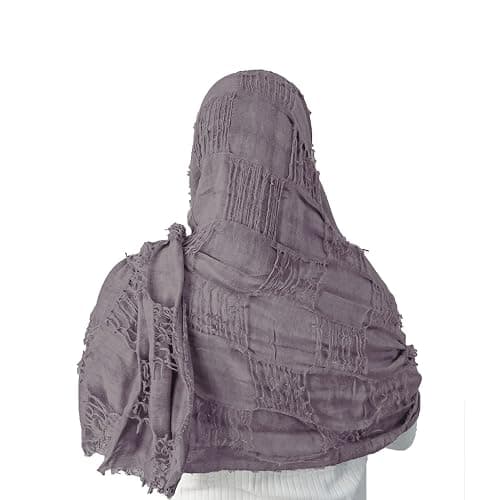 Hooded Shawl With Viking Brooch | Cowl Scarf Rogue Medieval Cloak Renaissance Costume Cape Accessories thumbnail 3