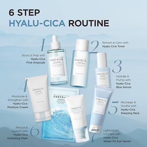 SKIN1004 Centella Hyalu-Cica Water-Fit Sun Serum UV, Korean Sunscreen SPF 50, Centella Sunscreen, Travel Essentials, Sunscreen with Hyaluronic Acid, No White Cast, Korean Skin Care, 1.69 fl.oz / 50ml thumbnail 8