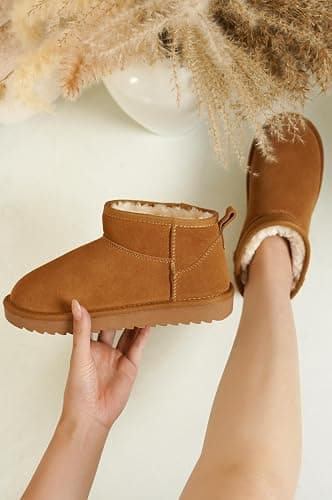 Project Cloud 100% Genuine Leather Ankle Boots for Women - Water Resistant with Memory Foam Insole Winter Boots for Women - Trending Shoes & Comfortable Women's Ankle Boots (Hippy) thumbnail 2