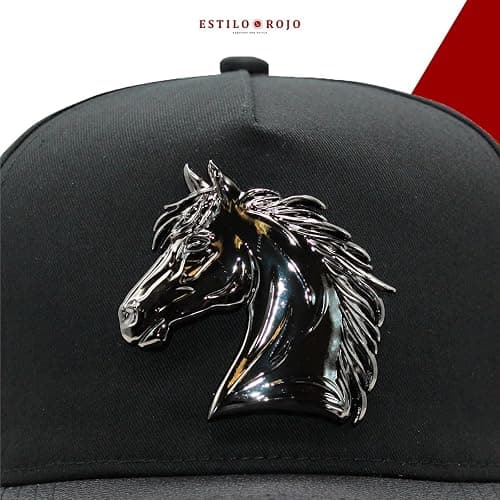 Ferreti Culiacan Premium Black The Horse Hat - Black Baseball Hats for Men and Women, Ball Caps for Men for Any Occasion, Gorra para Hombre Ajustable, Black Snapback Cap - Adjustable Size thumbnail 9