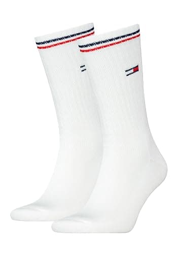 Tommy Hilfiger Crew Socks (Pack of 2) - 9-11 - White - Image 1