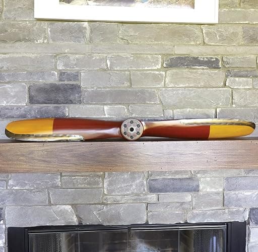 Sporty's Vintage Wooden Flight Airplane Propeller 4 Feet Long Hand Painted and Crafted thumbnail 3