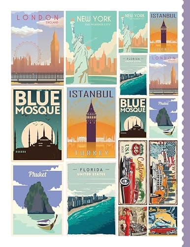 Junk Journal Cutouts: Vintage Designs: From Botanicals to Travel, 350+ Timeless Images for Creative Journaling (My Junk Journal Supplies) thumbnail 6