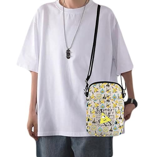 CMNIM Bill Crossbody Bag G Falls Cartoon Gifts for Bill Fans Cartoon Character Adjustable Strap Bag thumbnail 7