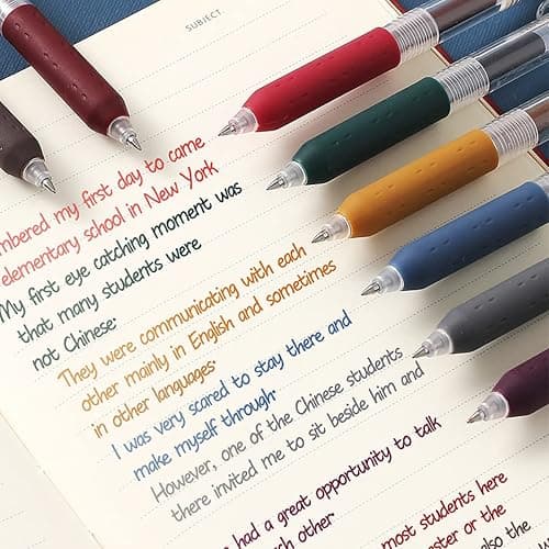 HysmmxHer 0.5mm Bible Journal Pens No Bleed Through, Journaling, Adult Coloring 8 Color Fine Tip Markers for Bible Study, Bullet Journaling, Drawing，Quick Dry Art Supplies (8 retro colors) - Image 1