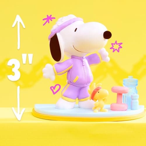 HAPPY HAUL Peanuts Mindful Mondays Collectible Figures, Surprise Collectible Toy Figure in Blind Box with Snoopy and Woodstock, 2.75 Inches Tall, Short-Run Drop, Ages 8 and up thumbnail 3