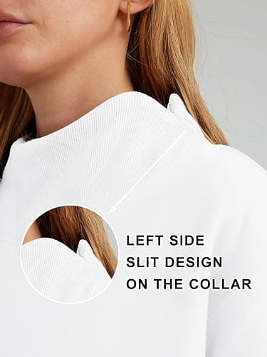 Trendy Queen Womens Oversized Sweatshirts Turtleneck Pullover Long Sleeve Hoodies Tops Fall Fashion Outfits 2025 Clothes thumbnail 6