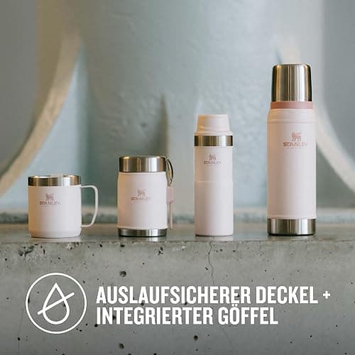 STANLEY Classic Legendary Thermobehälter Für Essen Mit Göffel 400 ml - Hält 7 Stunden Heiß Oder Kalt - Edelstahl Warmhaltebehälter - BPA-Frei - Spülmaschinenfest - Rose Quartz thumbnail 6