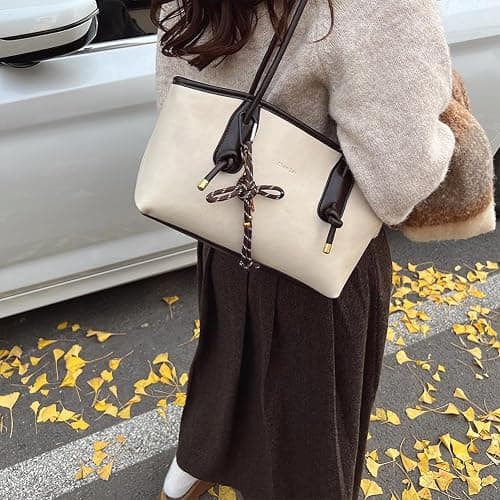 Vintage Shoulder Bag for Women,Y2k Fall Purse With Top Handle Leather Hobo Handbag Small Shoulder Bag for fall 2025 thumbnail 2